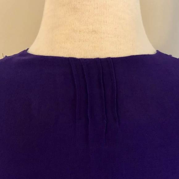 Royal Purple 'Bryan | Bryan Bradley' Silk Blouse - Picture 8 of 10